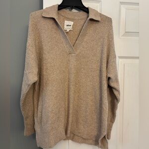 Aerie Beige Knit Sweater